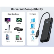 Orico 3 x USB 5Gbps + Card Reader