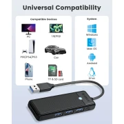 Orico 3 x USB 5Gbps + Card Reader