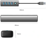 Orico PDD4U-U3 4 x USB 5Gbps