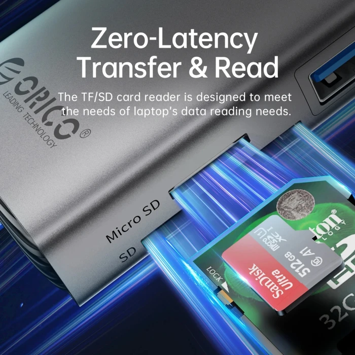 Orico USB-C HUB - HDMI LAN VGA