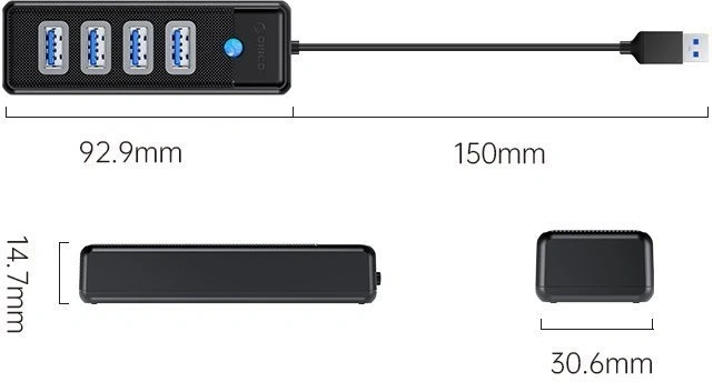 Orico PW4U-U3 4 x USB 5Gbps