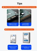 Orico TX25C3 кутия за диск 2.5" USB-C