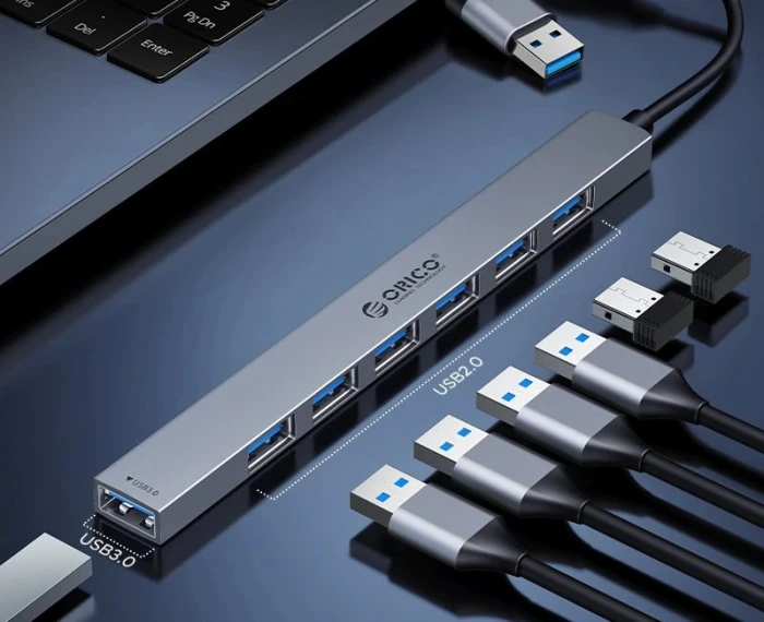 Orico HUB USB-C/A 7-port