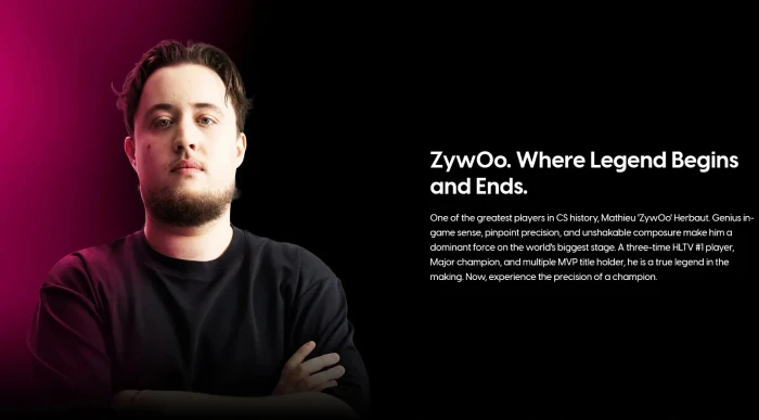 Pulsar ZywOo The Chosen Mini White 8k