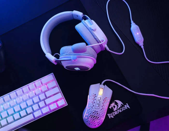 Redragon H510W Zeus X RGB White