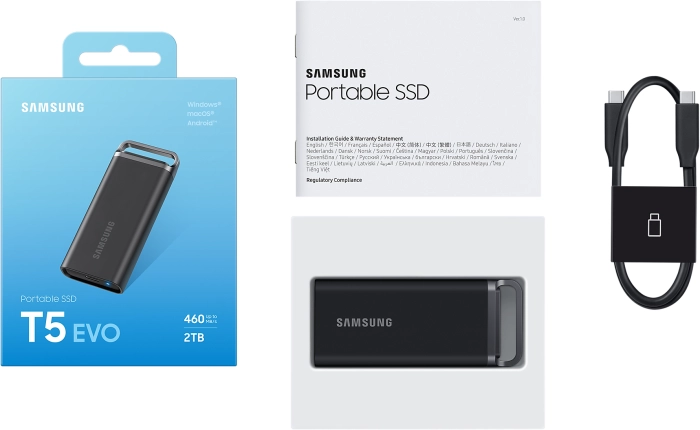 Samsung T5 EVO Portable SSD 4TB