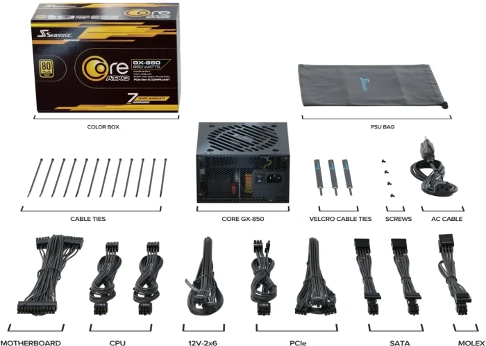 Seasonic CORE GX ATX 3 2024 Gold 850W