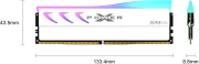 32GB (2x16) DDR5-6000 CL36 Silicon Power XPOWER Storm RGB White