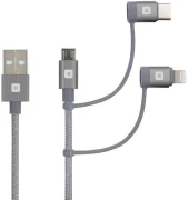 Skross USB-A > micro-USB/C/Lightning