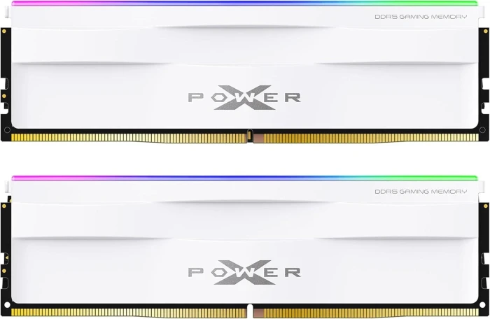 32GB (2x16) DDR5-6000 CL30 Silicon Power XPOWER Zenith RGB White