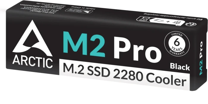 Arctic SSD охладител M2 Pro Black