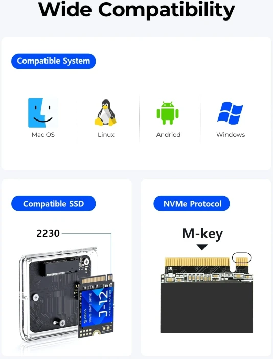 Orico TC20 M.2 2230 NVMe USB-C