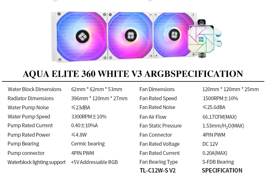 Thermalright Aqua Elite 360 White V3