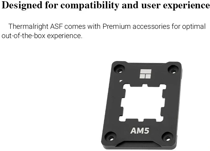 Thermalright Mounting KIT - ASF AM5 Bending Correct Frame  BLACK V2