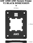 Thermalright Mounting KIT - ASF AM5 Bending Correct Frame  BLACK V2