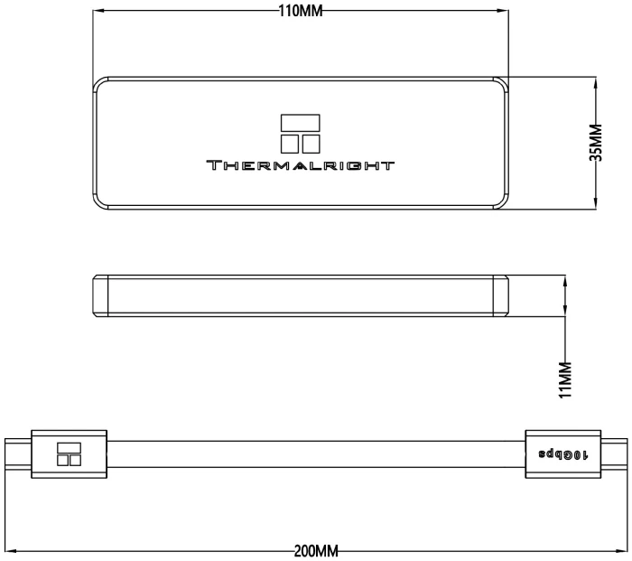 Thermalright HR-EB101 M.2 NVMe USB-C