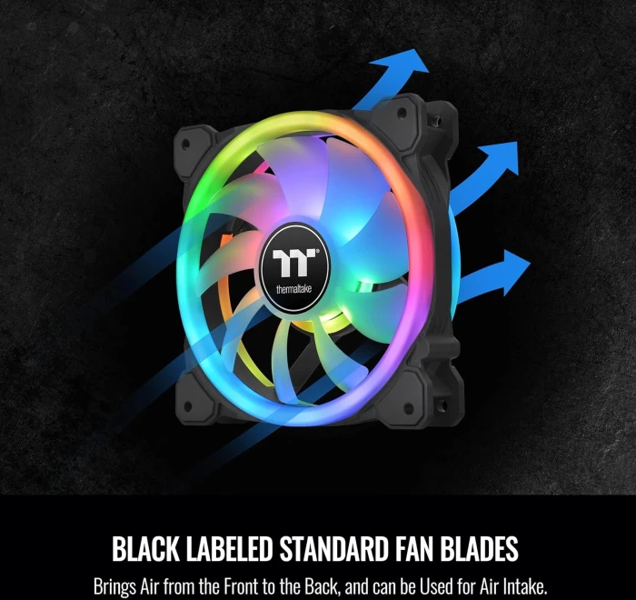 Thermaltake SWAFAN 12 RGB Black 3in1