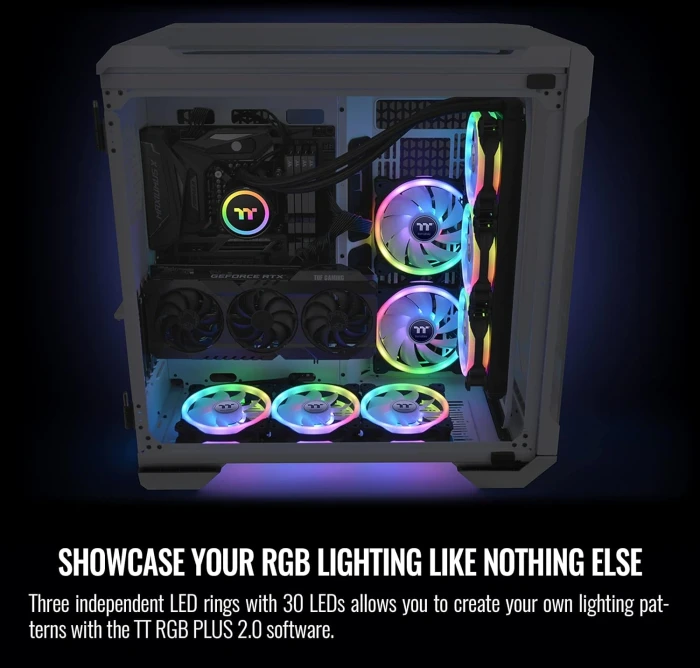 Thermaltake SWAFAN 12 RGB Black 3in1