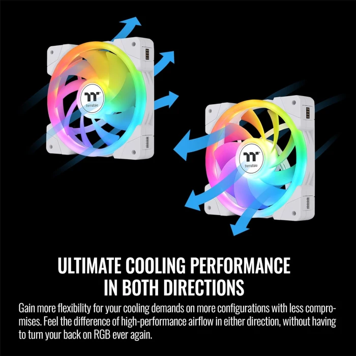 Thermaltake SWAFAN EX14 ARGB Snow 3in1