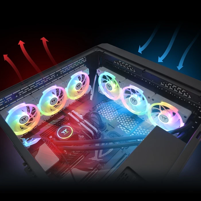 Thermaltake SWAFAN EX14 ARGB Snow 3in1