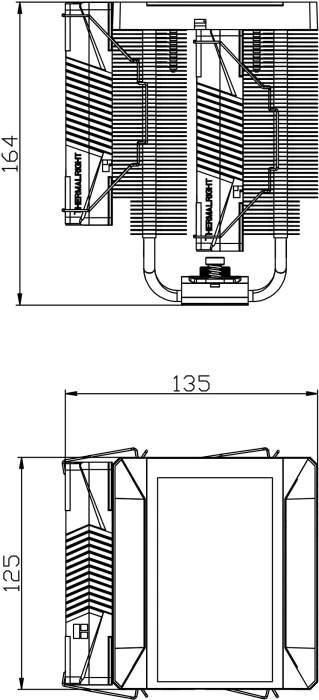 Thermalright Peerless Assassin 120 Vision MAX ARGB Black 5" Display