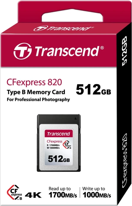 Transcend 820 CFExpress Type B 512GB