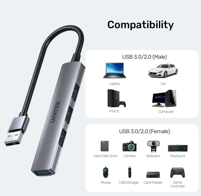 Unitek H1208A 4 x USB