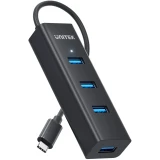 Unitek HUB USB-C - 4 x USB3.0 Black