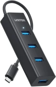 Unitek HUB USB-C - 4 x USB3.0 Black