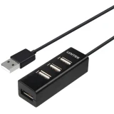 Unitek USB 2.0 HUB 4 port Black - Y-2140