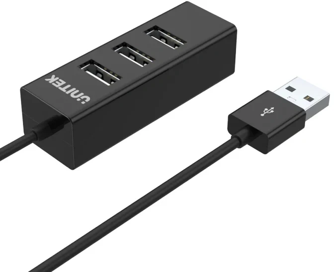 Unitek USB 2.0 HUB 4 port Black - Y-2140