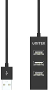 Unitek USB 2.0 HUB 4 port Black - Y-2140