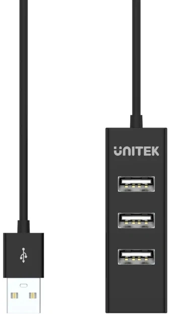 Unitek USB 2.0 HUB 4 port Black - Y-2140