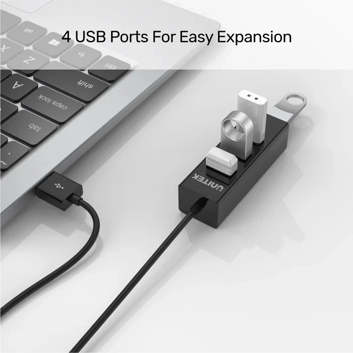 Unitek USB 2.0 HUB 4 port Black - Y-2140