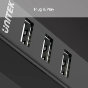 Unitek USB 2.0 HUB 4 port Black - Y-2140