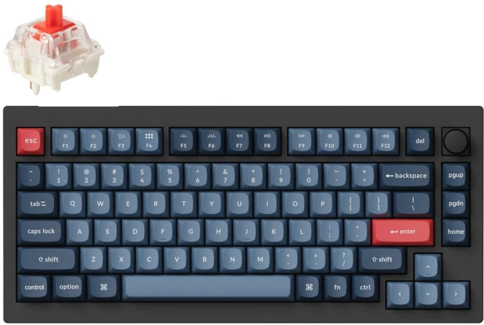 Keychron V1 MAX QMK - Linear Red