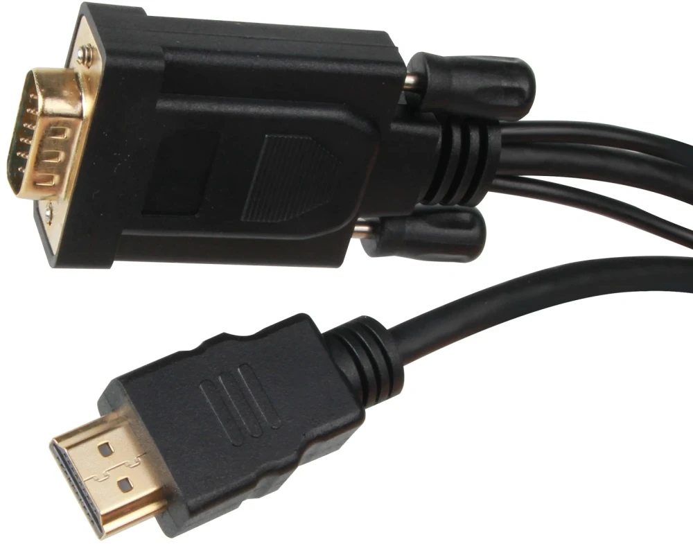 VCom кабел HDMI > VGA + audio 1.8m