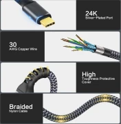 VCom USB-C 20Gbps 240W - 2.0m