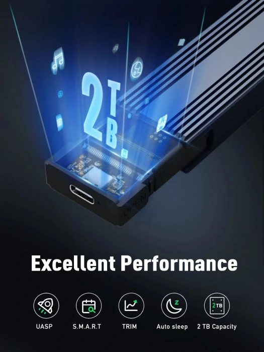 VCom 10Gbps USB3.1 M.2 NVMe