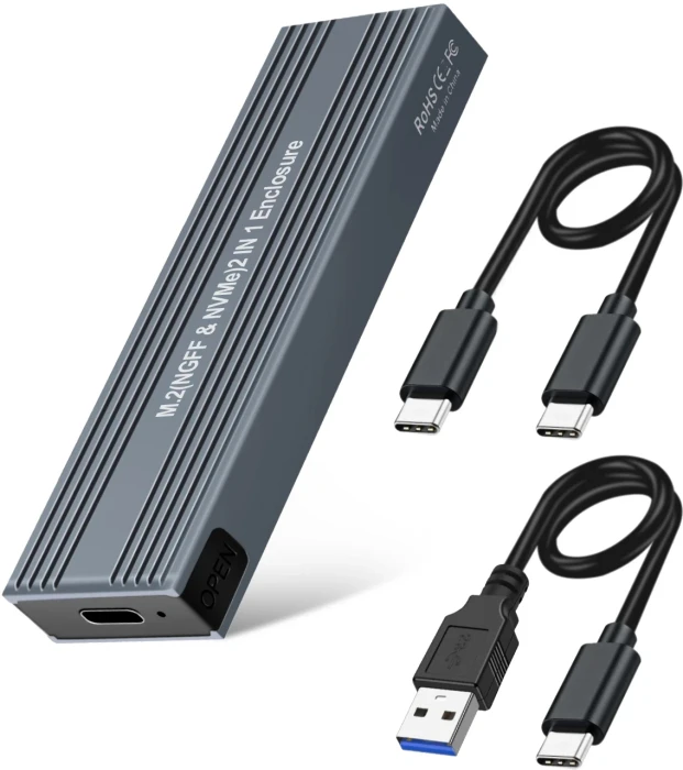 VCom 10Gbps USB3.1 M.2 NVMe & SATA