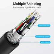 Vention AAQBG HDMI 2.0 ъглов 4K - 1.5m