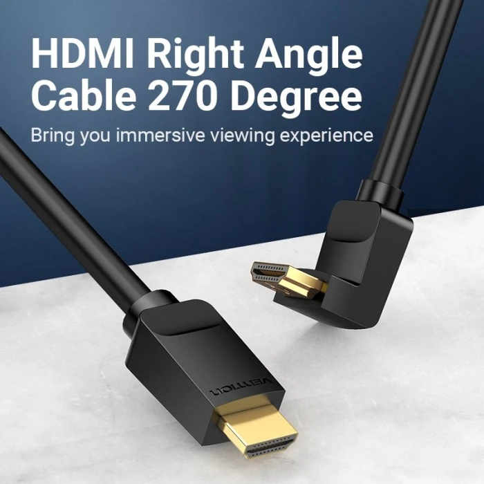 Vention AAQBG HDMI 2.0 ъглов 4K - 1.5m