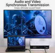 Vention AARBH HDMI 2.0 ъглов 4K - 2.0m