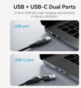 Vention адаптер USB-C/A > HDMI 1080p
