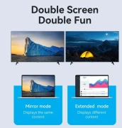 Vention адаптер USB-C/A > HDMI 1080p