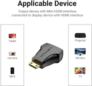 Vention Адаптер mini HMDI > HDMI 4K
