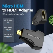 Vention Адаптер micro HMDI > HDMI 4K
