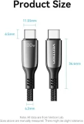Vention USB-C 2.0 100W -2.0m