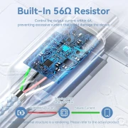 Vention USB-A 2.0 > USB-C - 1.0m