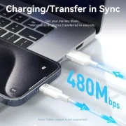 Vention USB-A 2.0 > USB-C - 1.0m